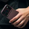 Coque arrière Decoded en cuir véritable pour Apple iPhone 17 Pro Max - Chocolate Brown 4