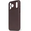 Coque arrière Decoded en cuir véritable pour Apple iPhone 17 Pro Max - Chocolate Brown 10