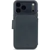 Coque portefeuille en cuir véritable Decoded en cuir véritable 2-en-1 pour Apple iPhone 17 Pro Max - Navy Shadow