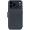 Coque portefeuille en cuir véritable Decoded en cuir véritable 2-en-1 pour Apple iPhone 17 Pro Max - Navy Shadow