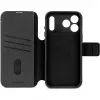 Coque portefeuille en cuir véritable Decoded en cuir véritable 2-en-1 pour Apple iPhone 17 Pro Max - Noir 5