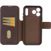 Coque portefeuille en cuir véritable Decoded en cuir véritable 2-en-1 pour Apple iPhone 17 Pro - Chocolate Brown 8