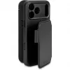 Coque portefeuille en cuir véritable Decoded en cuir véritable 2-en-1 pour Apple iPhone 17 Pro - Noir 2