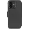 Coque portefeuille en cuir véritable Decoded en cuir véritable 2-en-1 pour Apple iPhone 17 - Noir