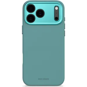 Coque arrière en silicone Decoded avec MagSafe pour Apple iPhone 17 Pro Max - Retro Blue