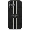 Coque arrière rigide Guess 4G Printed Stripes avec MagSafe pour Apple iPhone 17 - Noir 2