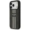 Coque arrière rigide Guess 4G Printed Stripes avec MagSafe pour Apple iPhone 17 Pro Max - Noir 2