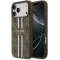 Coque arrière rigide Guess 4G Printed Stripes avec MagSafe pour Apple iPhone 17 Pro Max - Marron
