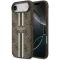 Coque arrière rigide Guess 4G Printed Stripes avec MagSafe pour Apple iPhone Air - Marron