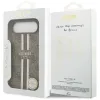 Coque arrière rigide Guess 4G Printed Stripes avec MagSafe pour Apple iPhone Air - Marron 6