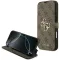 Coque portefeuille Guess 4G Big Metal Logo pour Apple iPhone 17 Pro Max - Marron