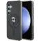 Coque arrière Karl Lagerfeld IML Ikonik avec MagSafe pour Samsung Galaxy S24 - Noir