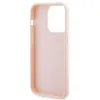 Coque arrière Karl Lagerfeld 3D Rubber Glitter Logo pour Apple iPhone 15 Pro - Rose 6