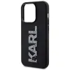Coque arrière Karl Lagerfeld 3D Rubber Glitter Logo pour Apple iPhone 15 Pro Max - Noir 5