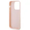 Coque arrière Karl Lagerfeld 3D Rubber Glitter Logo pour Apple iPhone 15 Pro Max - Rose 6