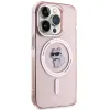 Coque arrière Karl Lagerfeld IML Choupette avec MagSafe pour Apple iPhone 15 Pro - Rose 4