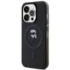 Coque arrière Karl Lagerfeld IML Ikonik avec MagSafe pour Apple iPhone 15 Pro - Noir 2
