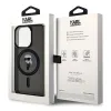 Coque arrière Karl Lagerfeld IML Ikonik avec MagSafe pour Apple iPhone 15 Pro - Noir 8