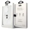 Coque arrière Karl Lagerfeld IML Ikonik avec MagSafe pour Apple iPhone 15 Pro - Transparent 8