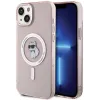 Coque arrière Karl Lagerfeld IML Choupette avec MagSafe pour Apple iPhone 15 Plus/14 Plus - Rose