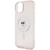 Coque arrière Karl Lagerfeld IML Choupette avec MagSafe pour Apple iPhone 15 Plus/14 Plus - Rose 6