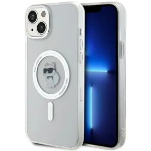 Coque arrière Karl Lagerfeld IML Choupette avec MagSafe pour Apple iPhone 15 Plus/14 Plus - Transparent