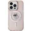 Coque arrière Karl Lagerfeld IML Choupette avec MagSafe pour Apple iPhone 15 Pro Max - Rose 3