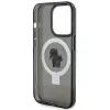 Coque arrière rigide Karl Lagerfeld Ring Stand Karl & Choupette avec MagSafe pour Apple iPhone 15 Pro Max - Noir 7