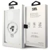 Coque arrière rigide Karl Lagerfeld Ring Stand Karl & Choupette avec MagSafe pour Apple iPhone 14 Pro - Blanc 8