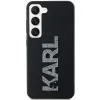 Coque arrière Karl Lagerfeld 3D Rubber Glitter Logo pour Samsung Galaxy S23 Plus - Noir 2