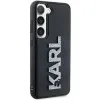 Coque arrière Karl Lagerfeld 3D Rubber Glitter Logo pour Samsung Galaxy S23 - Noir 3