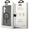 Coque arrière Karl Lagerfeld IML Ikonik avec MagSafe pour Samsung Galaxy S24 - Noir 7