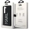 Coque arrière Karl Lagerfeld 3D Rubber Glitter Logo pour Samsung Galaxy S24 - Noir 7