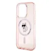 Coque arrière Karl Lagerfeld IML Choupette avec MagSafe pour Apple iPhone 14 Pro - Rose 6