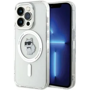 Coque arrière Karl Lagerfeld IML Choupette avec MagSafe pour Apple iPhone 14 Pro Max - Transparent
