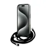 Coque arrière Karl Lagerfeld IML Crossbody Monogram Karl & Choupette Head avec MagSafe pour Apple iPhone 15 Pro - Noir 4