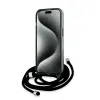 Coque arrière Karl Lagerfeld IML Crossbody Monogram Karl & Choupette Head avec MagSafe pour Apple iPhone 15/14 - Noir 4