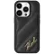 Coque arrière Karl Lagerfeld Diagonal Quilted Script pour Apple iPhone 15 Pro Max - Noir
