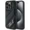 Coque arrière Karl Lagerfeld Diagonal Quilted Script pour Apple iPhone 14 Pro Max - Noir