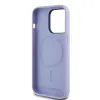 Coque arrière en silicone Karl Lagerfeld Karl & Choupette Heads Ring avec MagSafe pour Apple iPhone 14 Pro - Violet 7