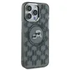Coque arrière Karl Lagerfeld IML Monogram Karl & Choupette Head avec MagSafe pour Apple iPhone 15 Pro - Noir 4