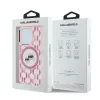Coque arrière Karl Lagerfeld IML Monogram Karl & Choupette Head avec MagSafe pour Apple iPhone 15 Pro - Rose 5