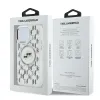 Coque arrière Karl Lagerfeld IML Monogram Karl & Choupette Head avec MagSafe pour Apple iPhone 15 Pro - Transparent 8