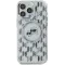 Coque arrière Karl Lagerfeld IML Monogram Karl & Choupette Head avec MagSafe pour Apple iPhone 16 Pro - Transparent