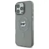 Coque arrière Karl Lagerfeld IML Metal Choupette Head avec MagSafe pour Apple iPhone 16 Pro - Noir 2