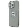 Coque arrière Karl Lagerfeld IML Metal Karl Head avec MagSafe pour Apple iPhone 16 Pro - Noir 2