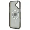 Coque arrière Karl Lagerfeld IML Metal Karl Head avec MagSafe pour Apple iPhone 16 Plus - Noir 7