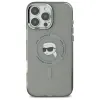 Coque arrière Karl Lagerfeld IML Metal Karl Head avec MagSafe pour Apple iPhone 16 Pro Max - Noir 3