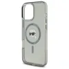 Coque arrière Karl Lagerfeld IML Metal Karl Head avec MagSafe pour Apple iPhone 16 Pro Max - Noir 6