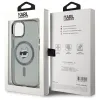 Coque arrière Karl Lagerfeld IML Metal Choupette Head avec MagSafe pour Apple iPhone 15 - Noir 8